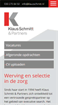 Mobile Screenshot of klausschmitt.nl
