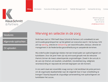 Tablet Screenshot of klausschmitt.nl